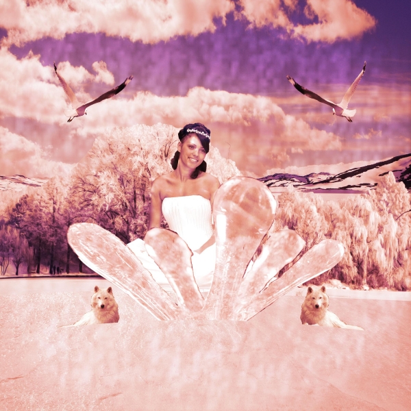 Creation of ice queen: Step 13